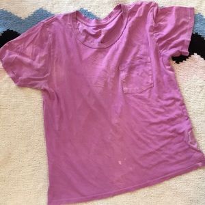 JCrew Garment Dyed Pocket Tee